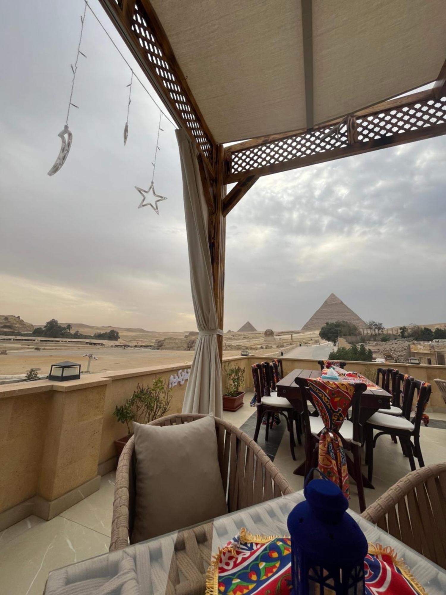 The Gate Hotel Front Pyramids & Sphinx View Kafret el-Gabal Kültér fotó