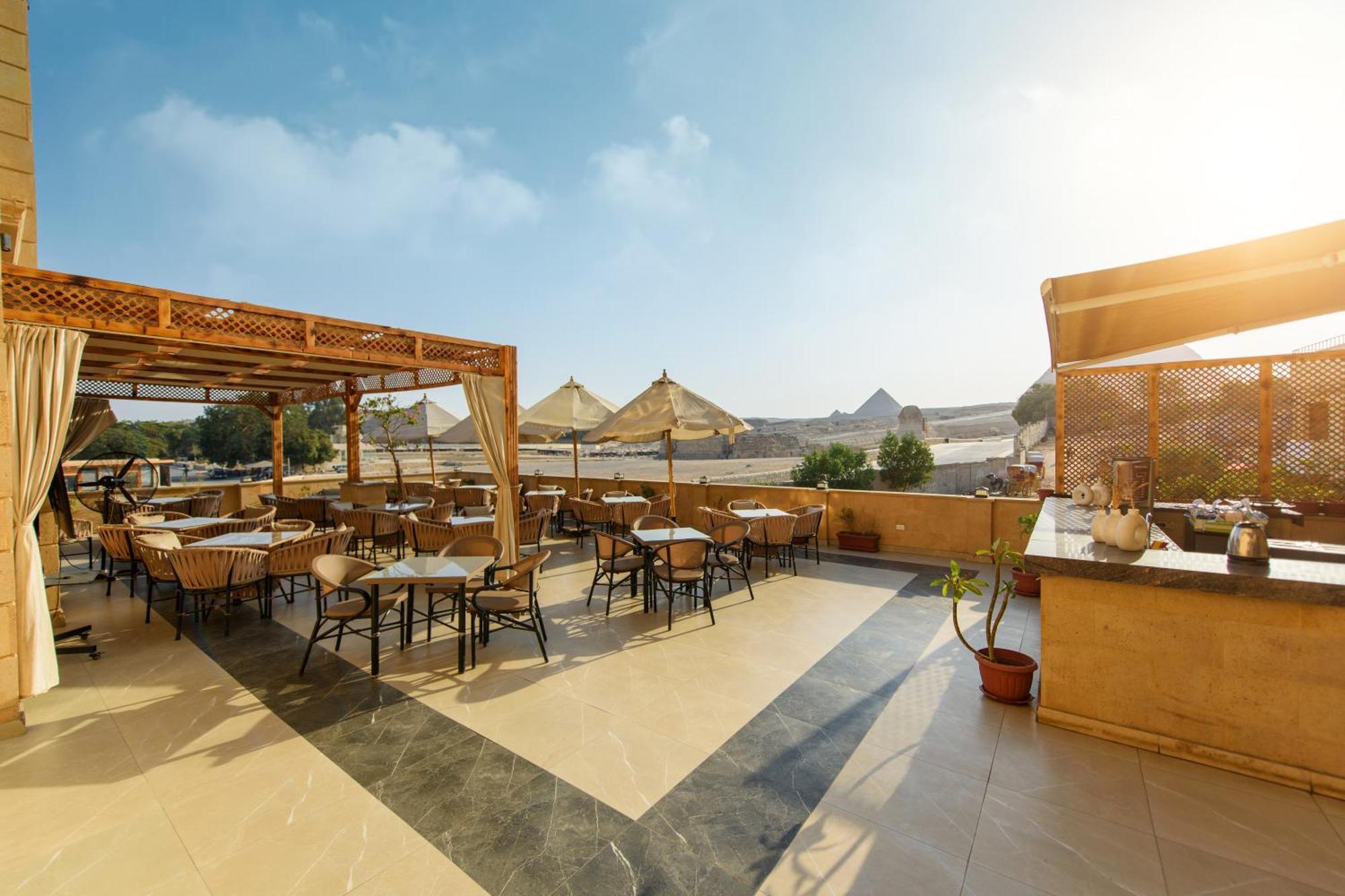 The Gate Hotel Front Pyramids & Sphinx View Kafret el-Gabal Kültér fotó