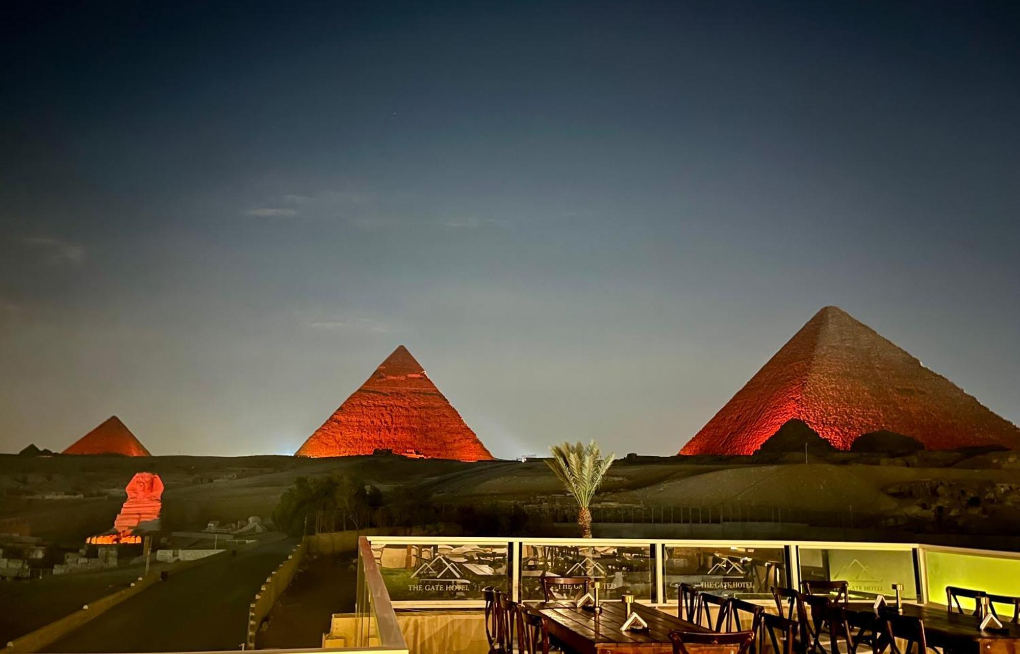 The Gate Hotel Front Pyramids & Sphinx View Kafret el-Gabal Kültér fotó
